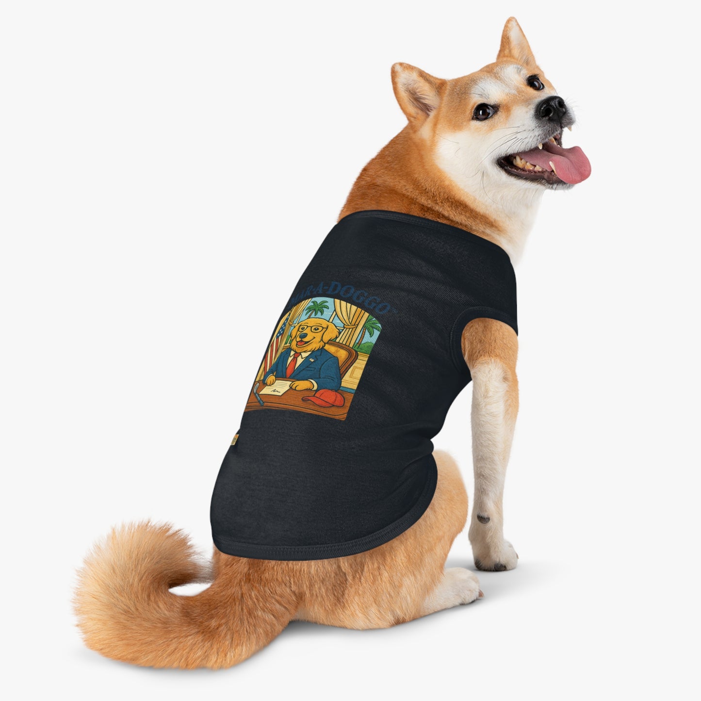 Palm Beach Style Dog Tank Top