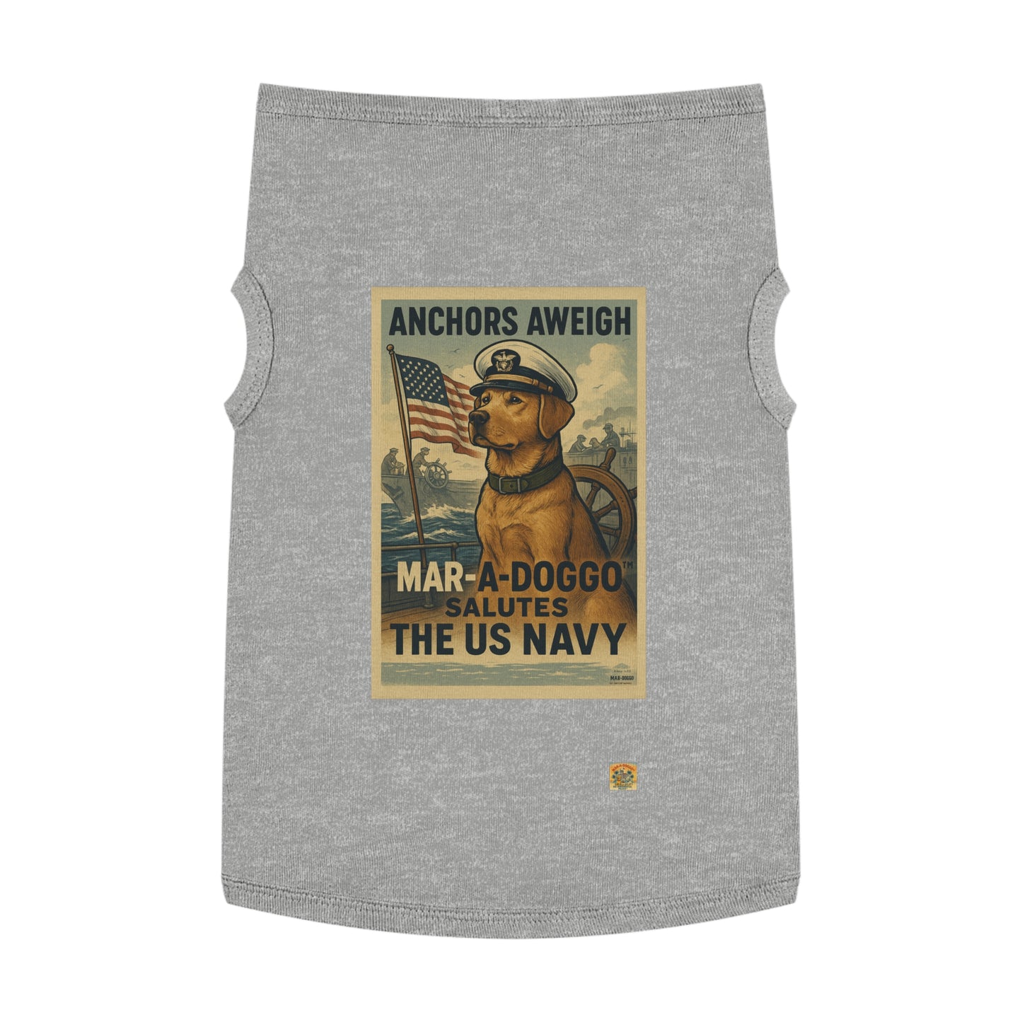 Anchors Aweigh Dog Tank Top