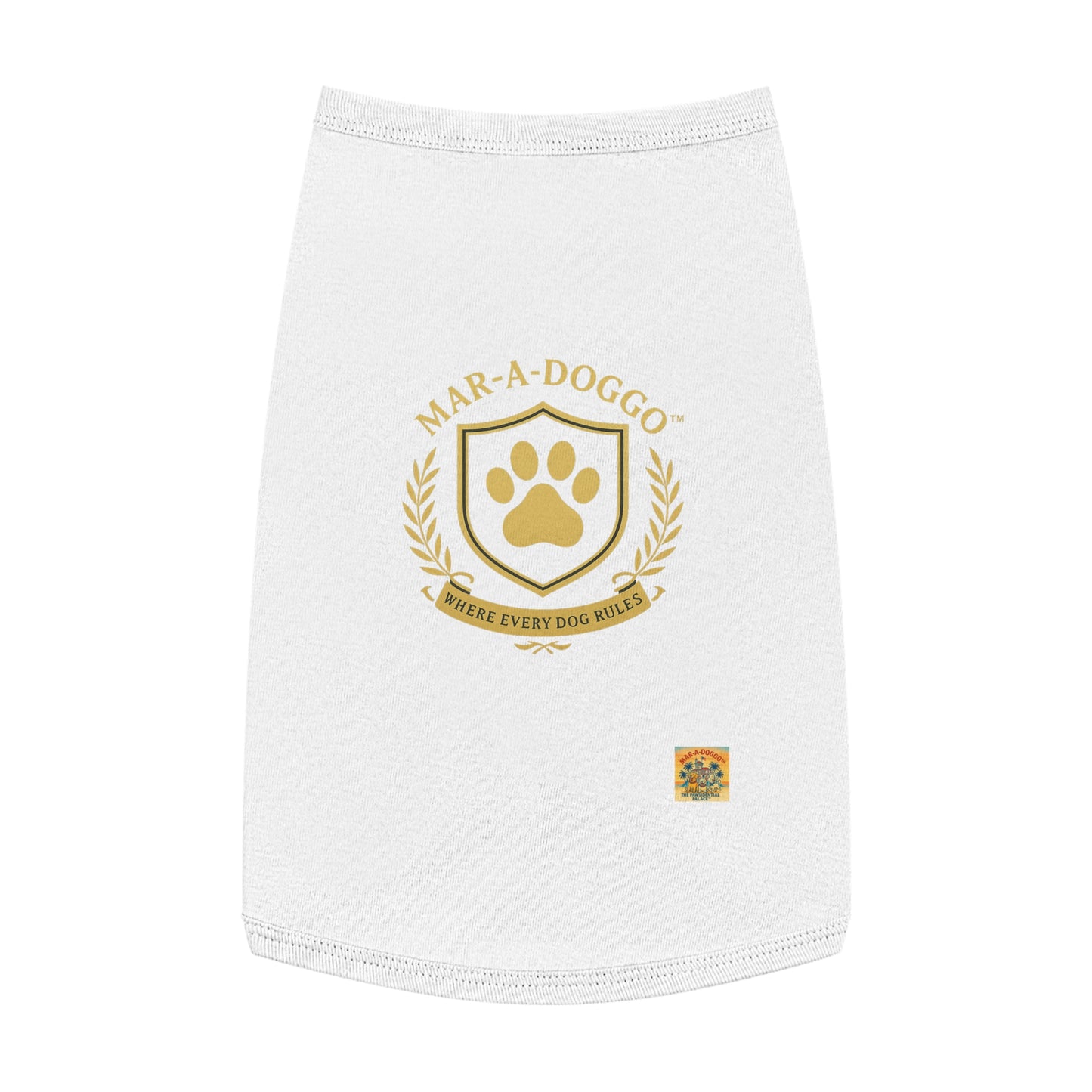 Where Every Dog Rules Emblem Style Dog Tank Top