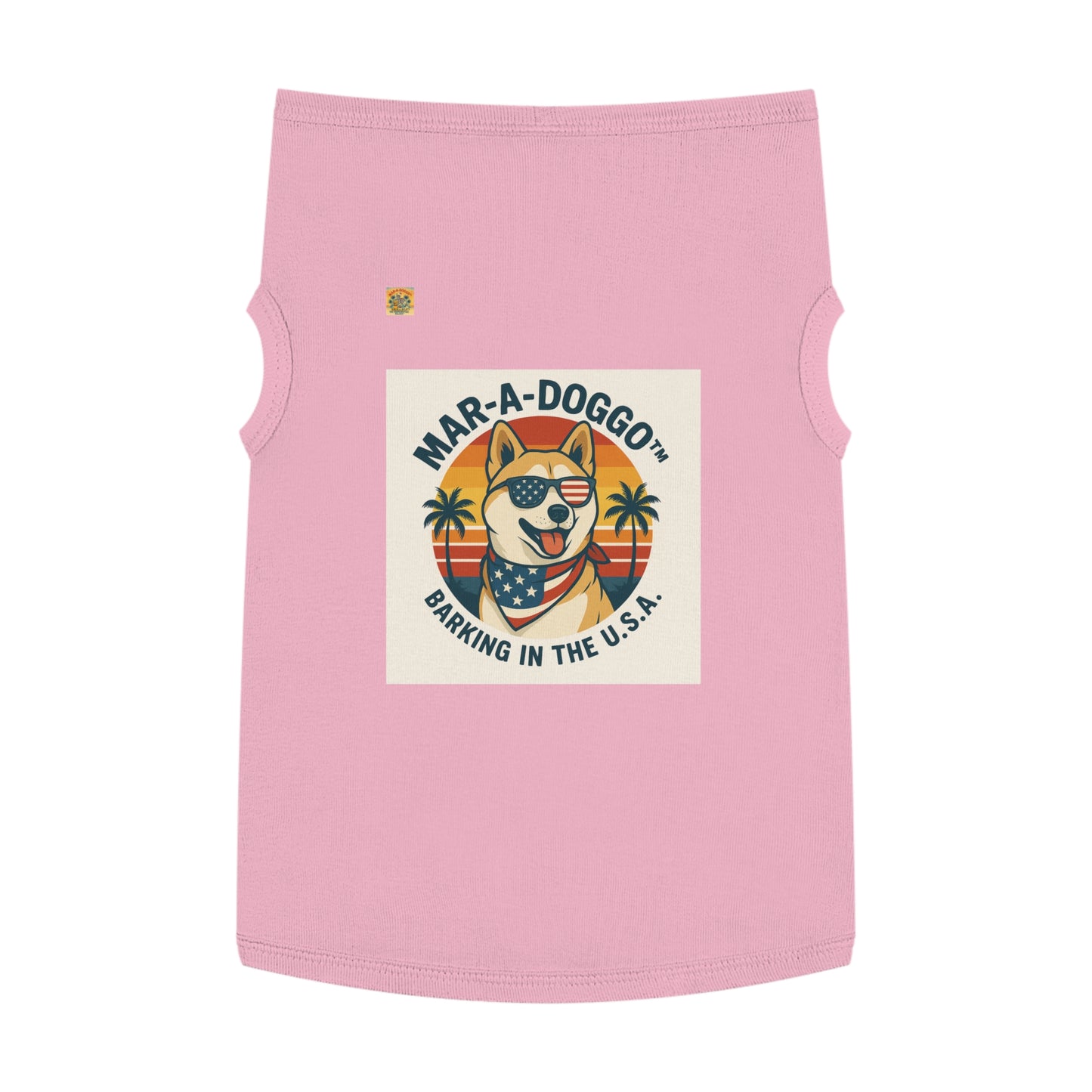 Barking In The USA Dog Tank Top