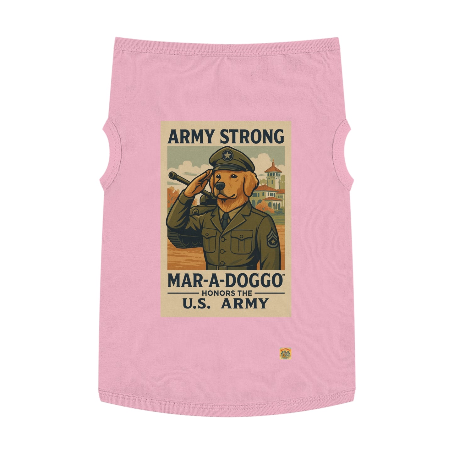 Army Strong Dog Tank Top