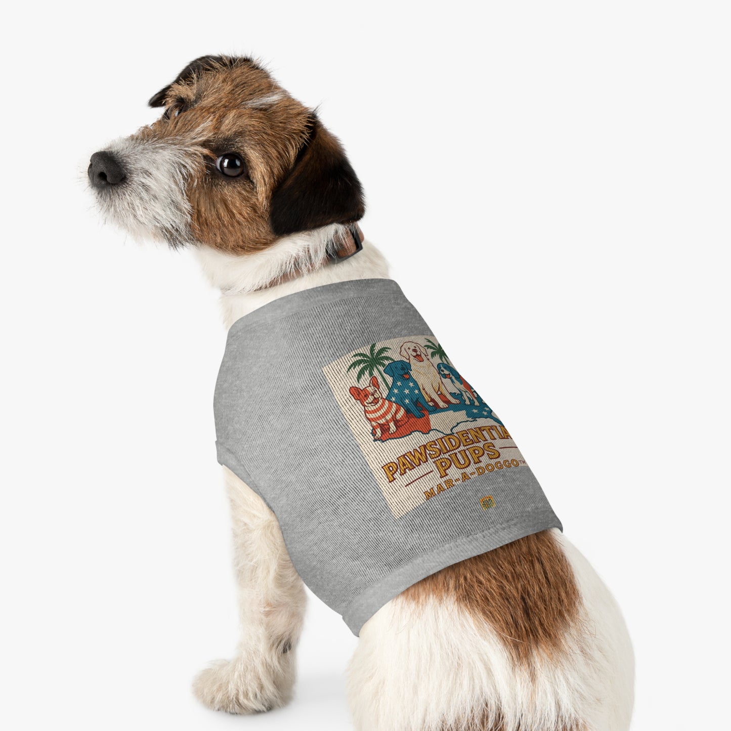 Pawsidential Pups Dog Tank Top