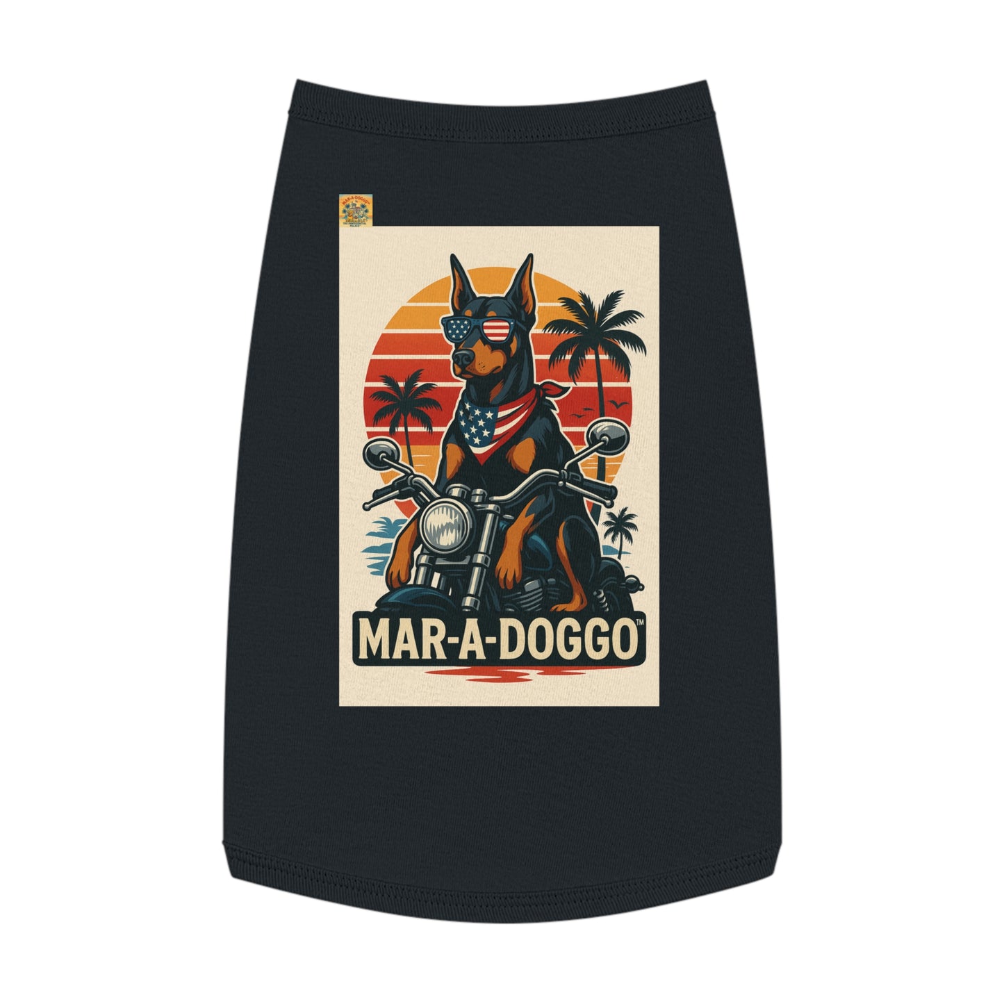 Biker Pup Dog Tank Top