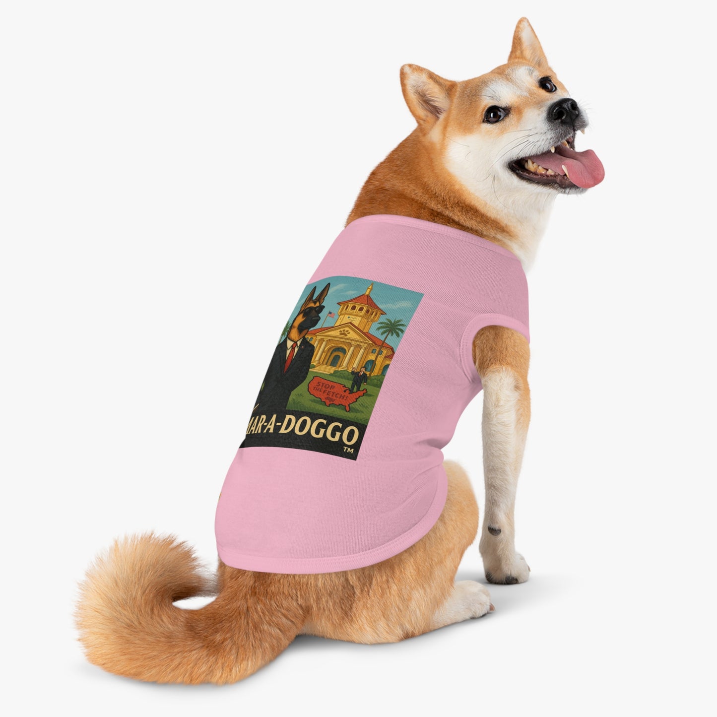 Secret Service Pup Dog Tank Top