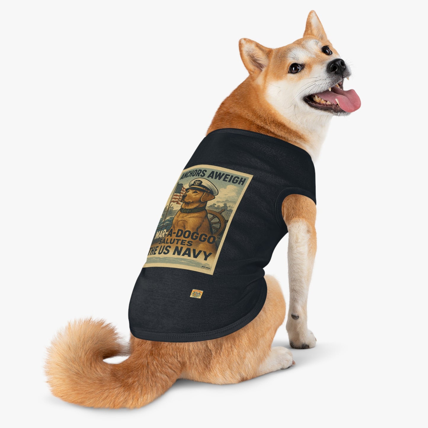 Anchors Aweigh Dog Tank Top
