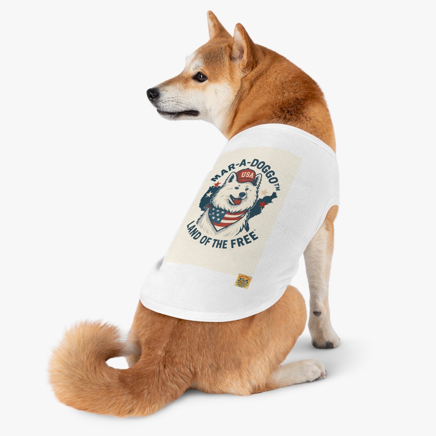 Land of the Free Dog Tank Top