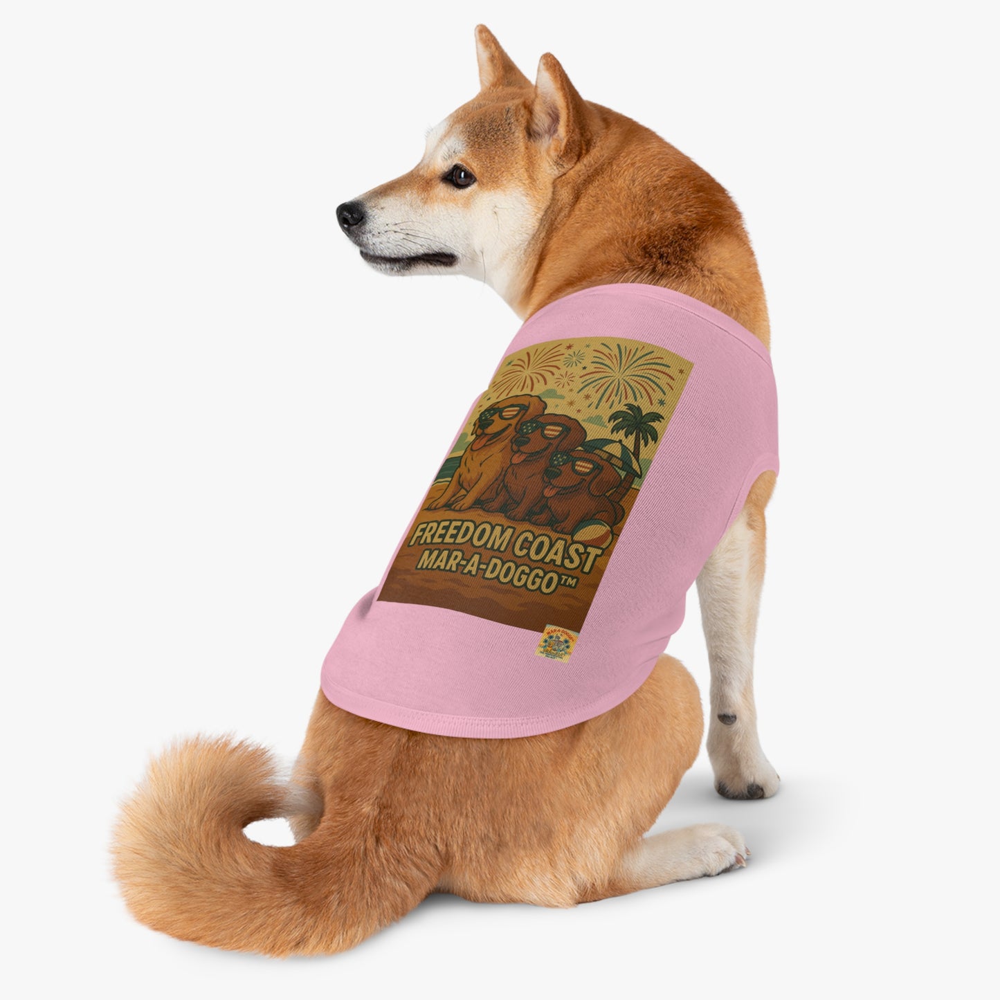 Freedom Coast Dog Tank Top