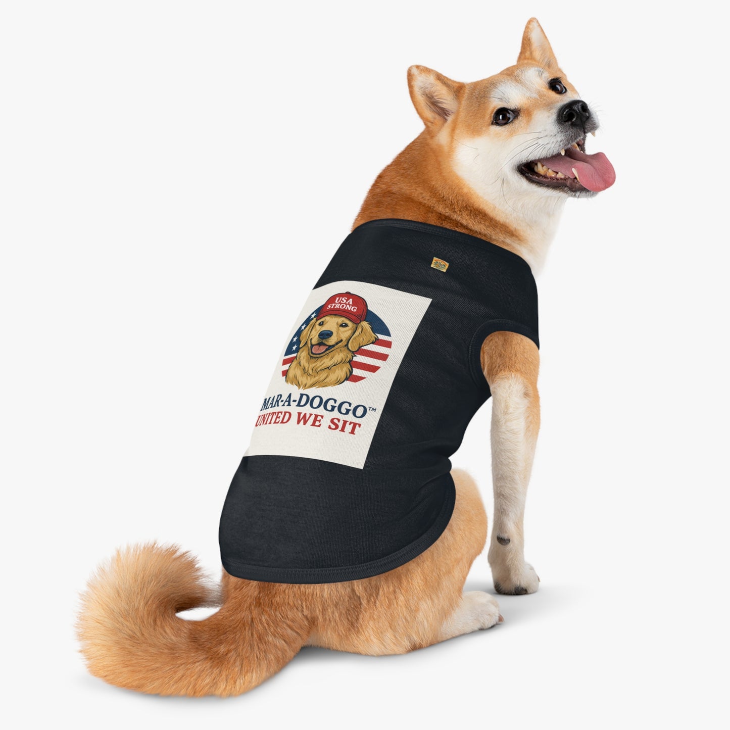United We Sit Dog Tank Top