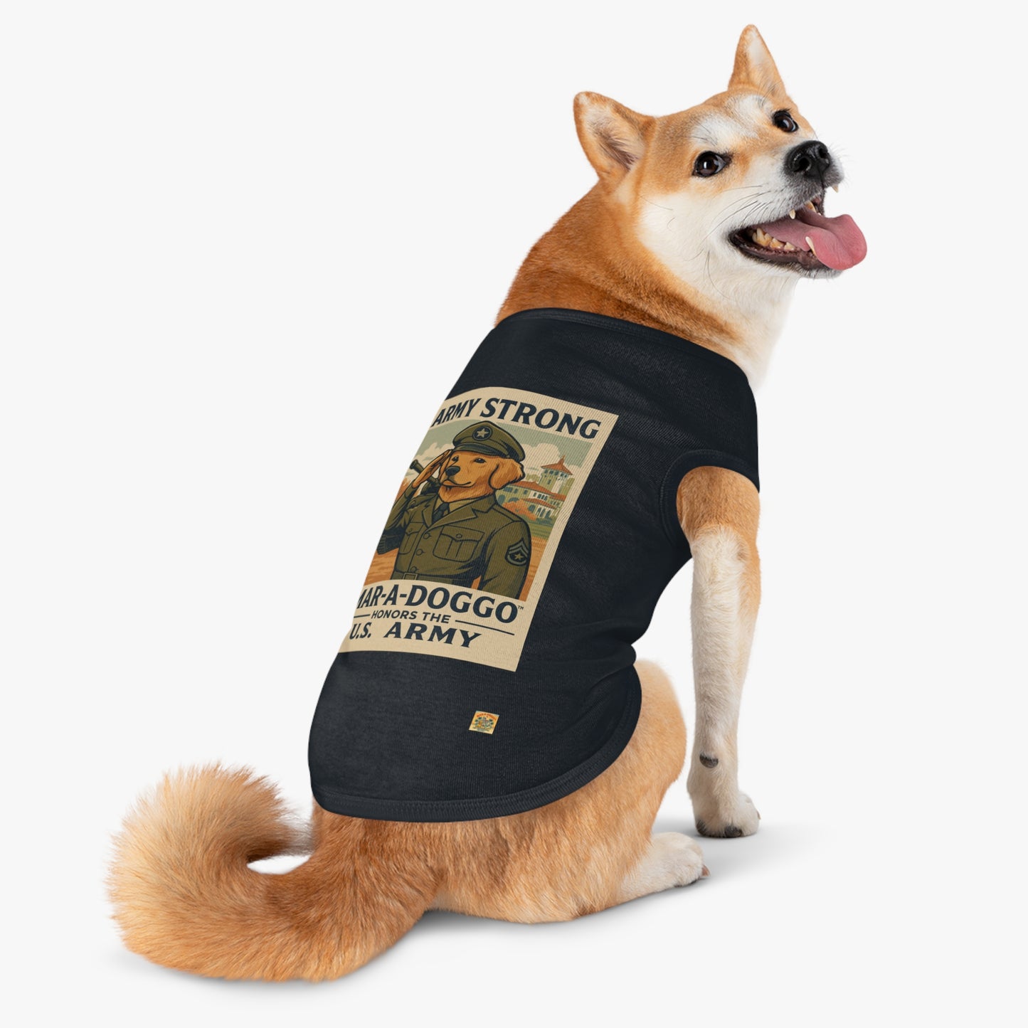 Army Strong Dog Tank Top