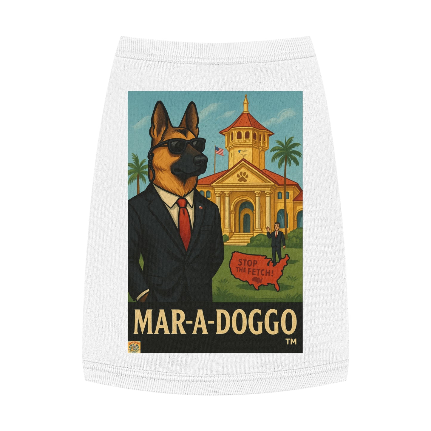 Secret Service Pup Dog Tank Top
