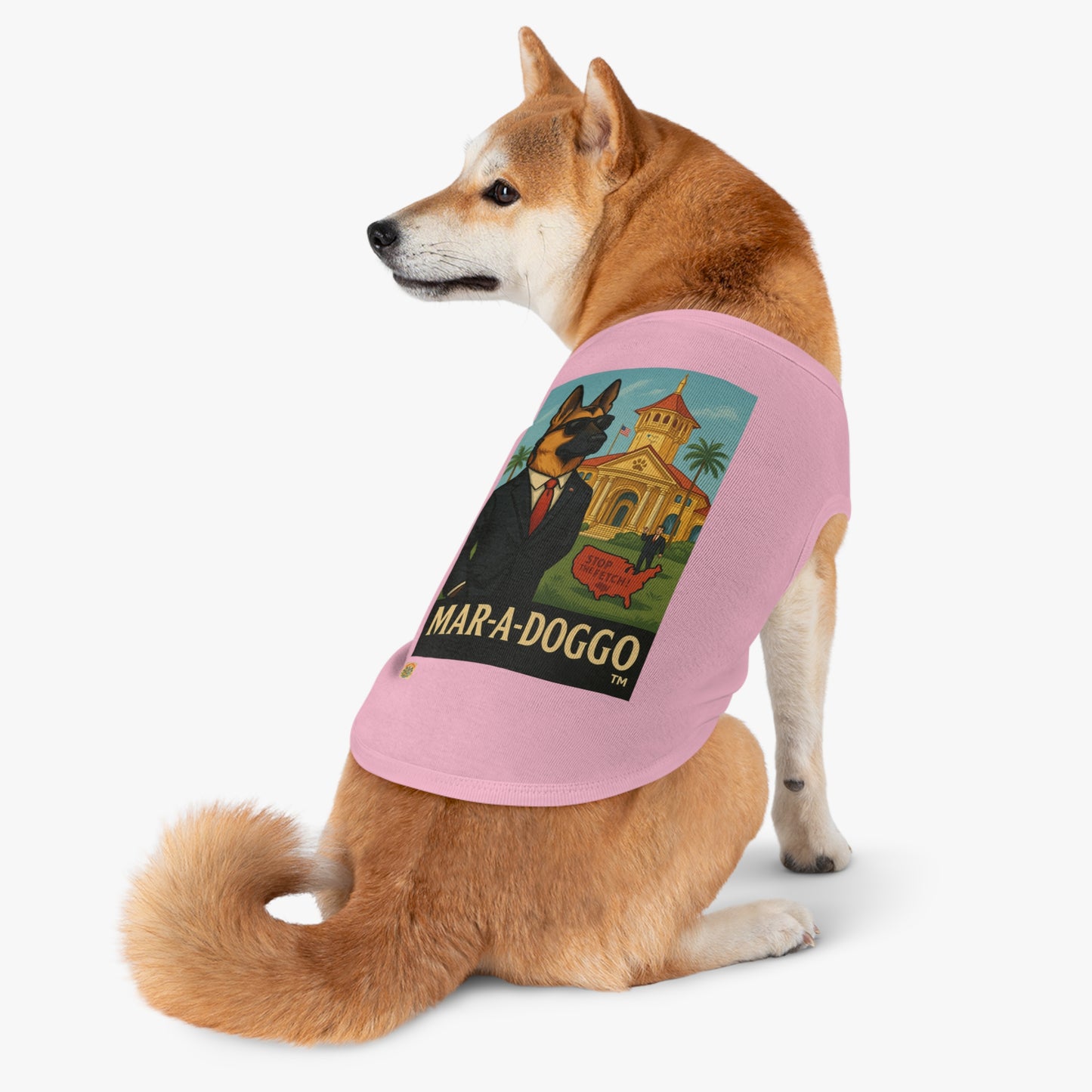 Secret Service Pup Dog Tank Top