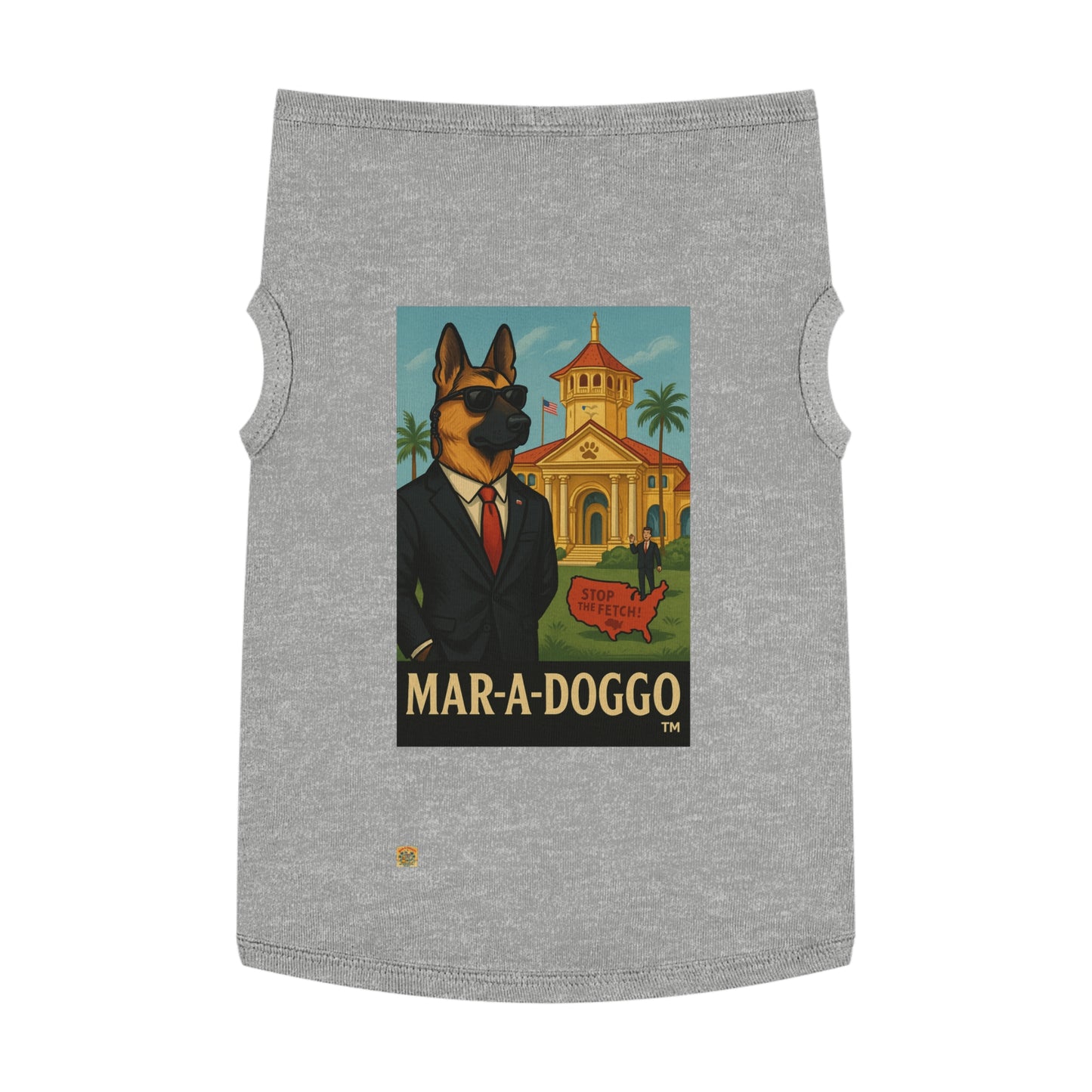 Secret Service Pup Dog Tank Top