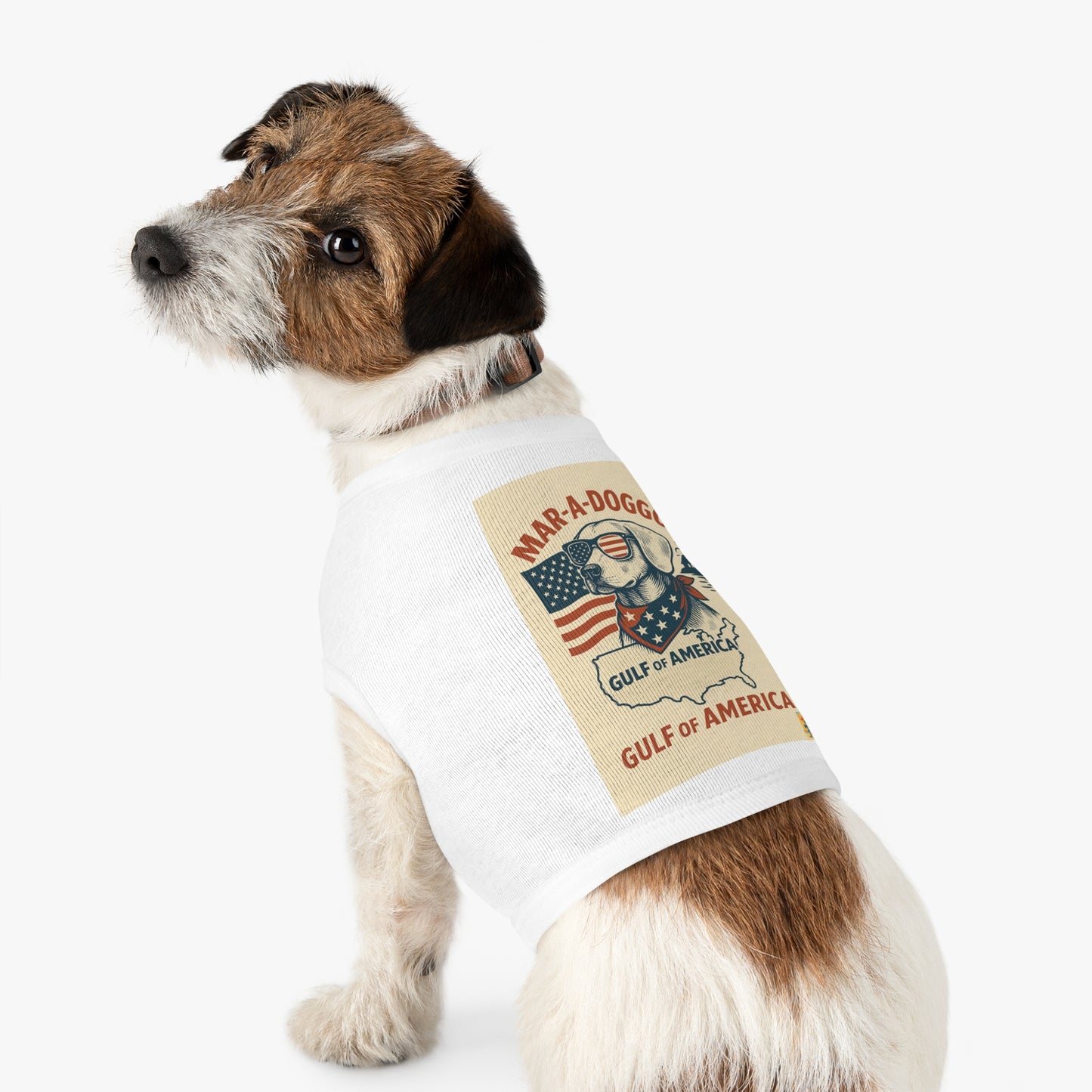 Gulf of America Say It Twice Dog Tank Top