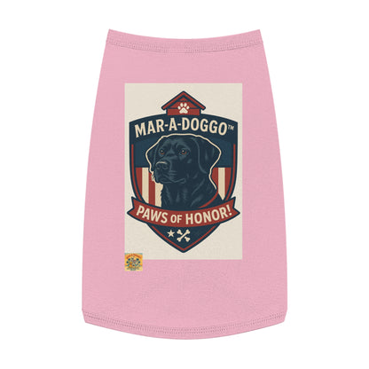 Paws of Honor Emblem Style Dog Tank Top