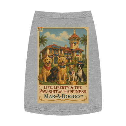 Life Liberty & The Paw-suit of Happiness Dog Tank Top