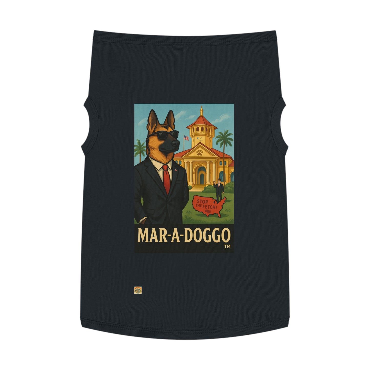 Secret Service Pup Dog Tank Top