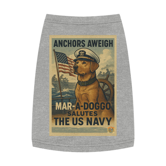 Anchors Aweigh Dog Tank Top