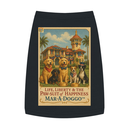 Life Liberty & The Paw-suit of Happiness Dog Tank Top