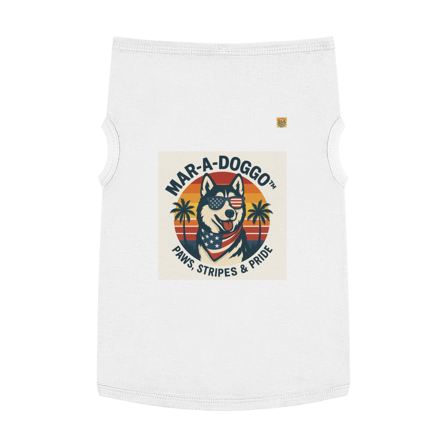 Paws, Stripes & Pride Dog Tank Top