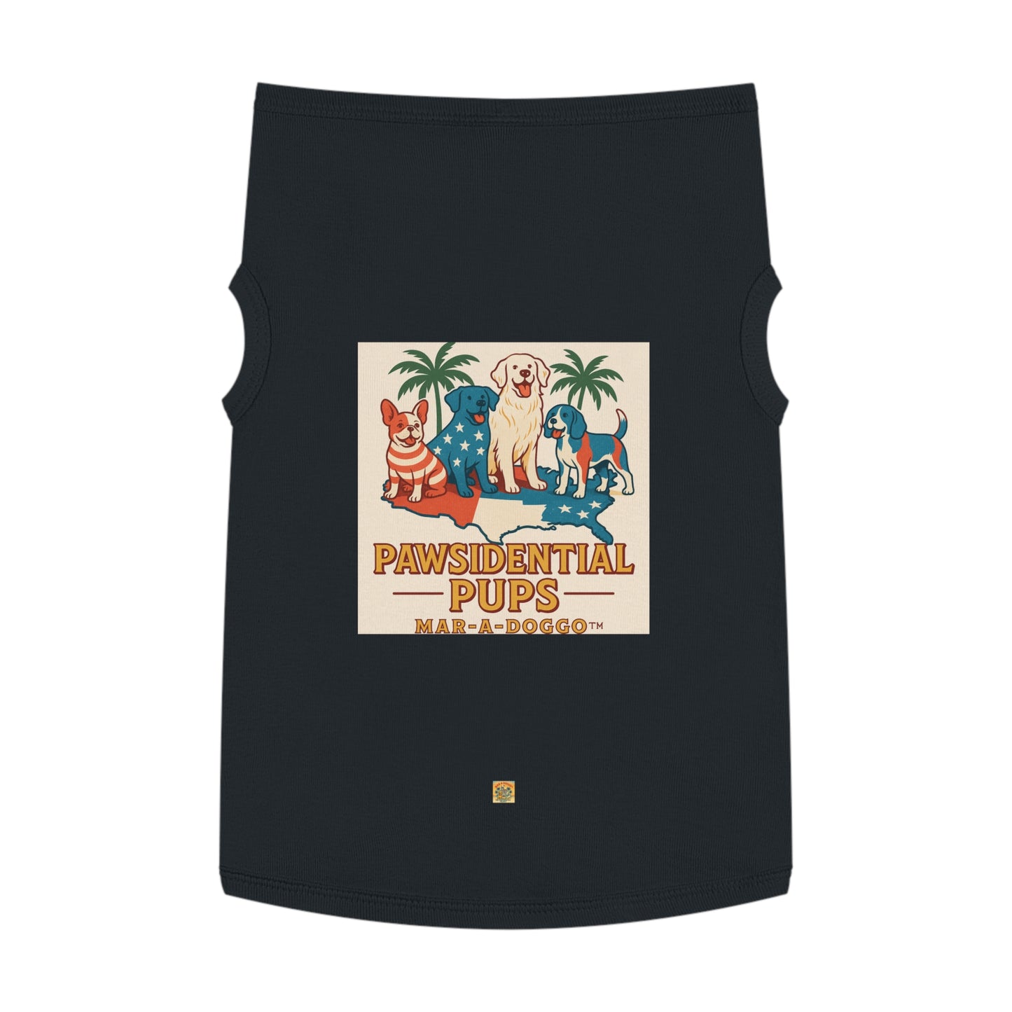 Pawsidential Pups Dog Tank Top