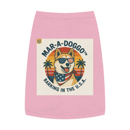 Barking In The USA Dog Tank Top