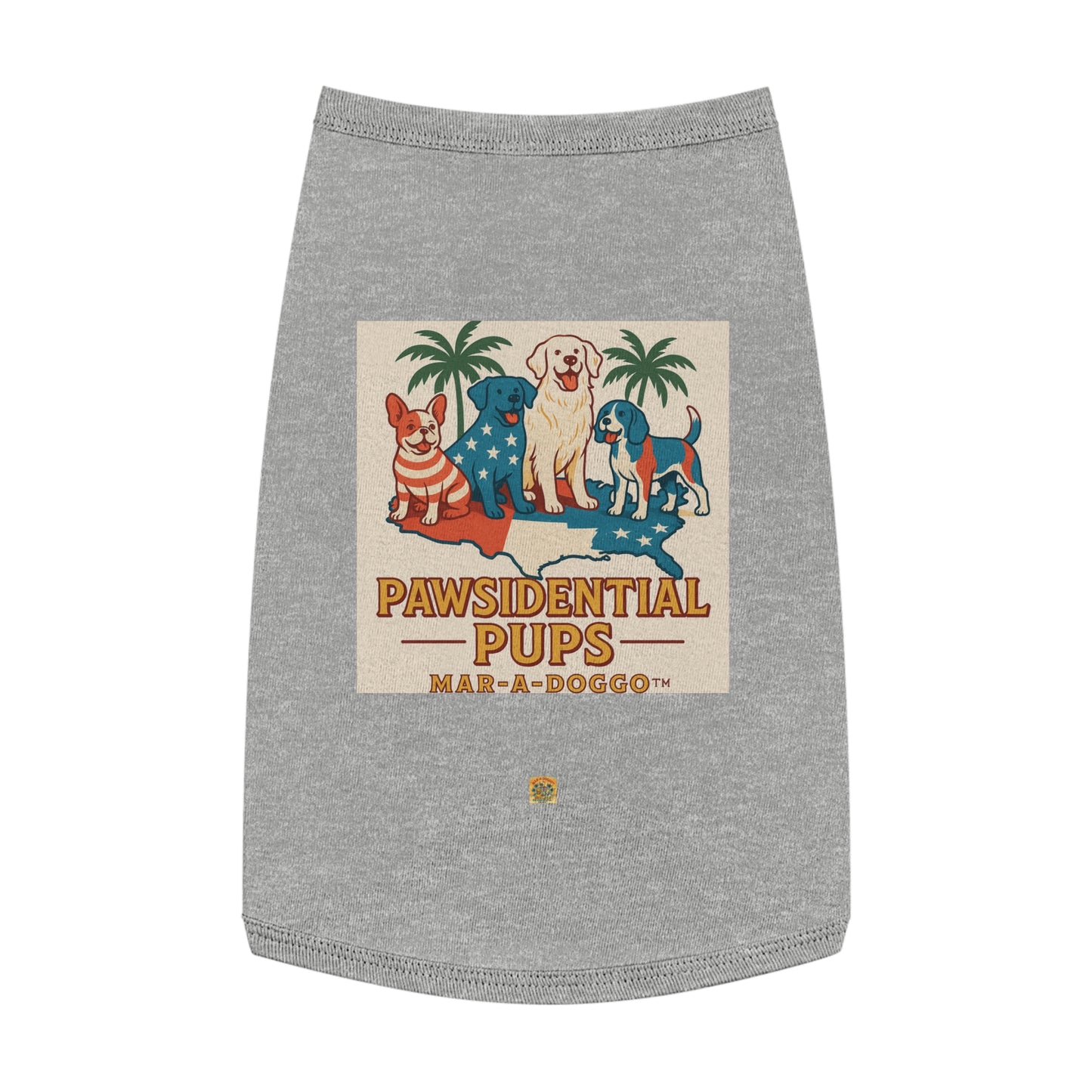 Pawsidential Pups Dog Tank Top