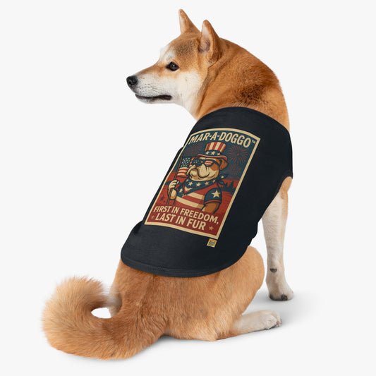 First In Freedom, Last In Fur Dog Tank Top