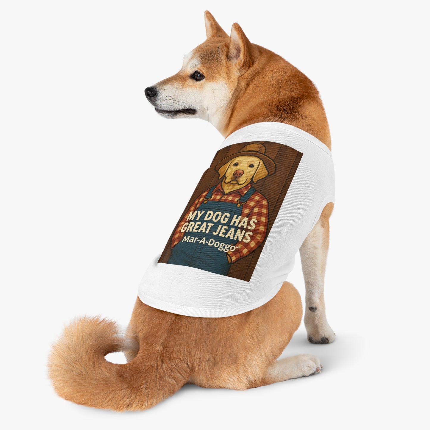 My Dog Has Great Jeans - Dog Tank Top