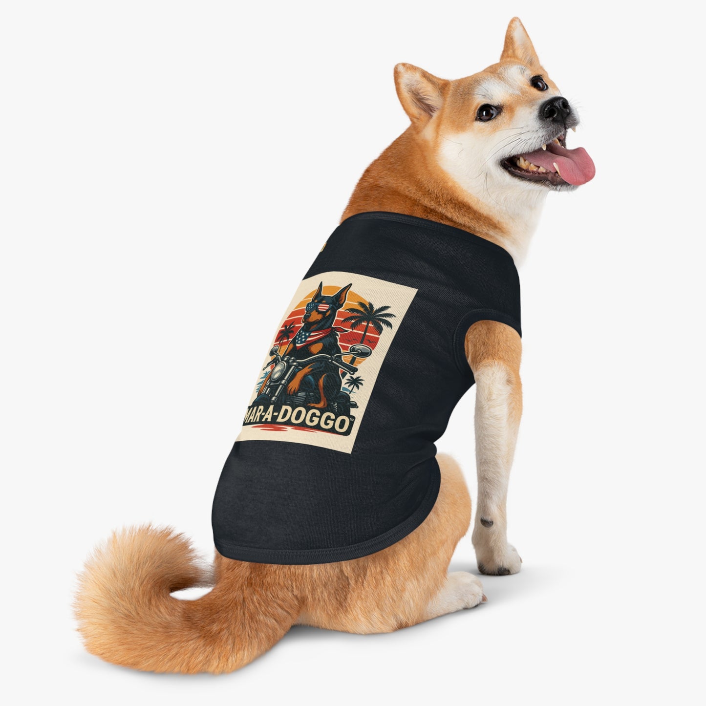 Biker Pup Dog Tank Top