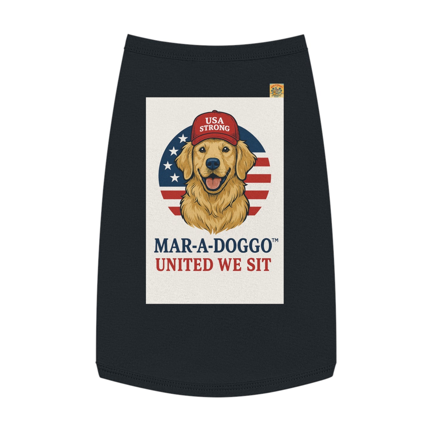 United We Sit Dog Tank Top