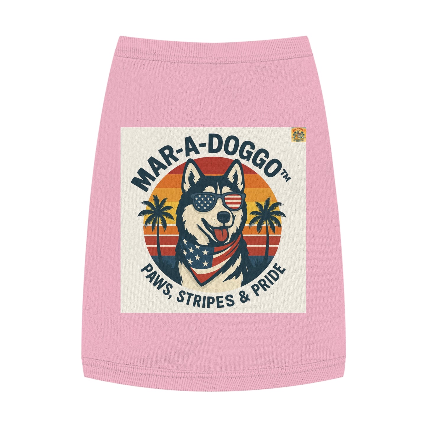 Paws, Stripes & Pride Dog Tank Top