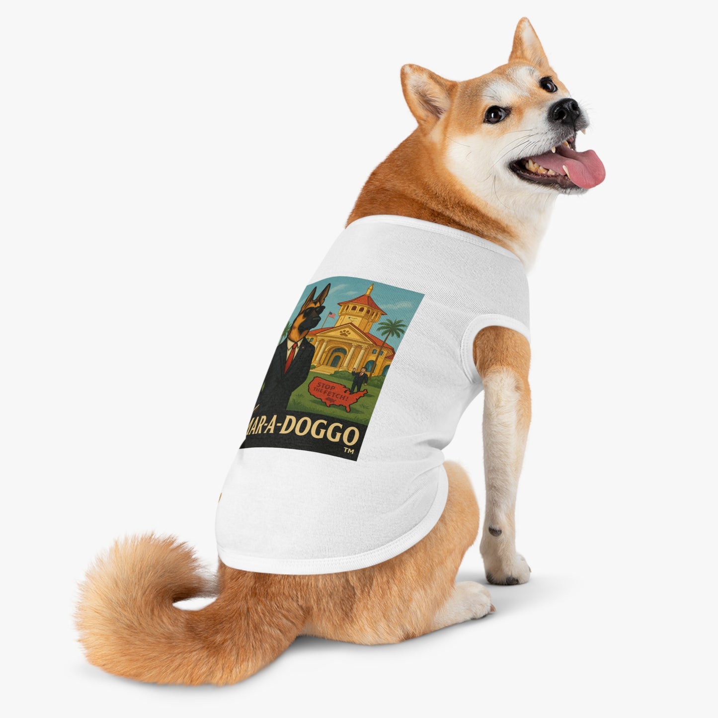 Secret Service Pup Dog Tank Top