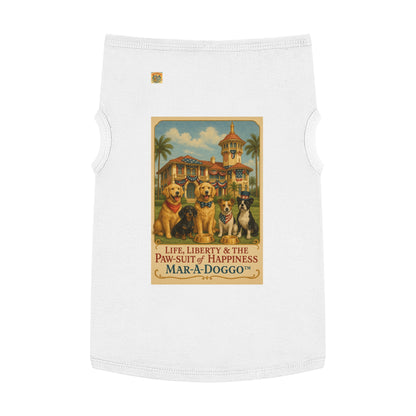 Life Liberty & The Paw-suit of Happiness Dog Tank Top