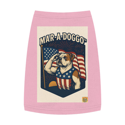 Salute The Flag Dog Tank Top