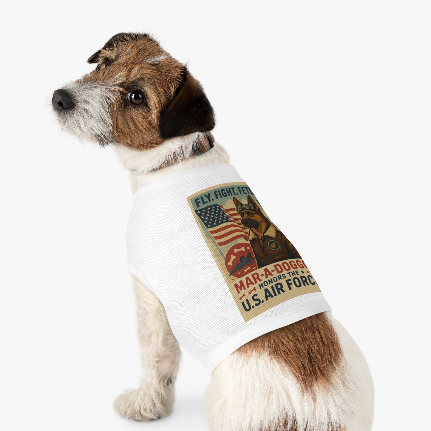 Fly Fight Fetch Mark 1 Dog Tank Top