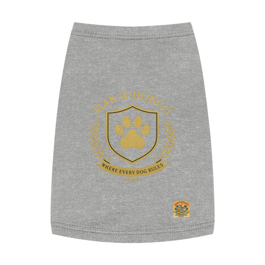 Where Every Dog Rules Emblem Style Dog Tank Top