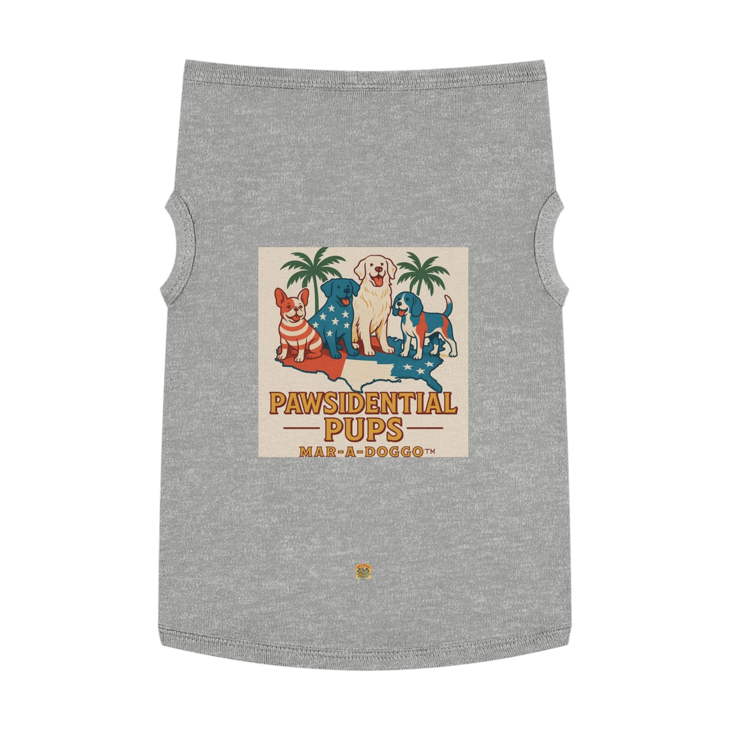 Pawsidential Pups Dog Tank Top