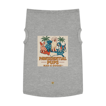 Pawsidential Pups Dog Tank Top