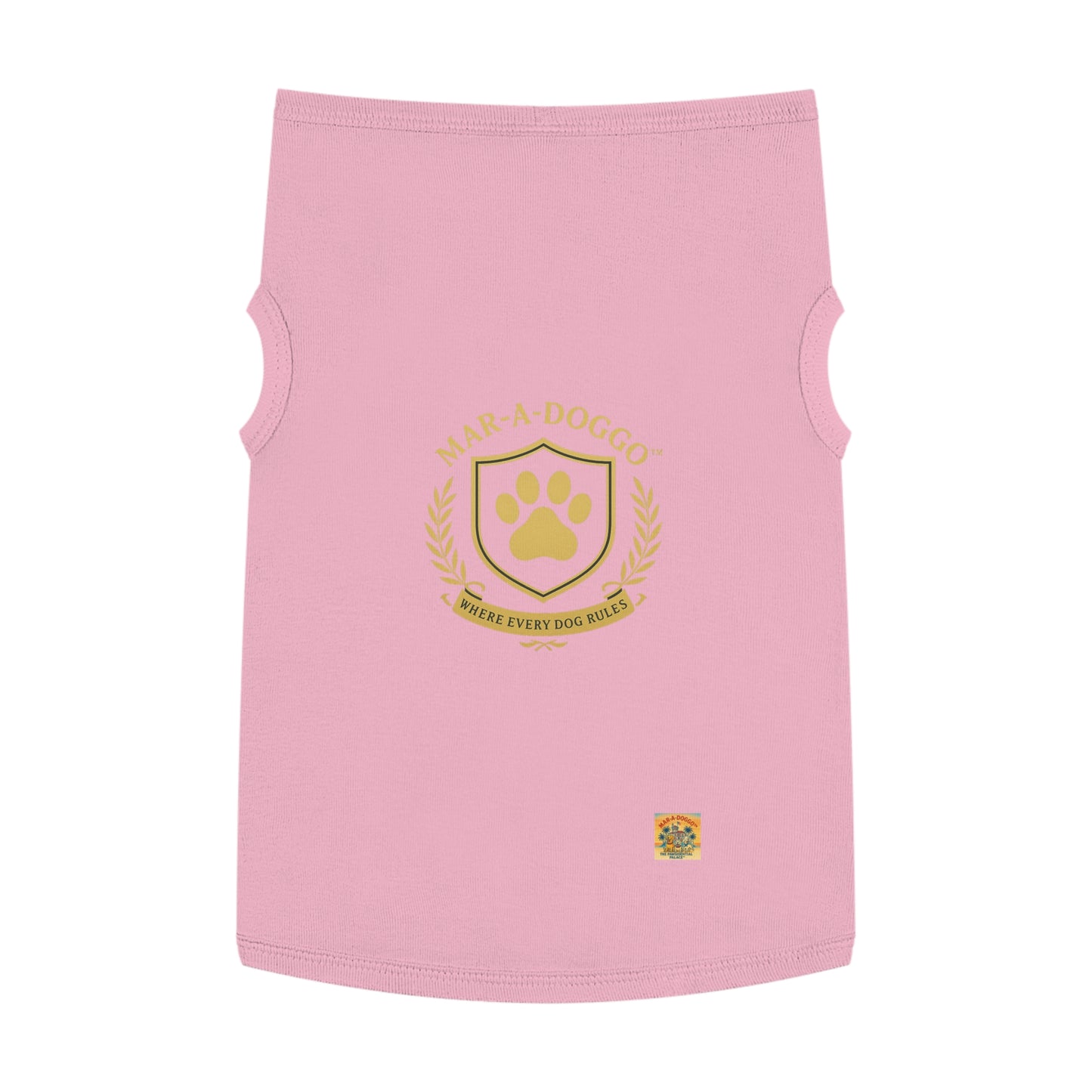 Where Every Dog Rules Emblem Style Dog Tank Top