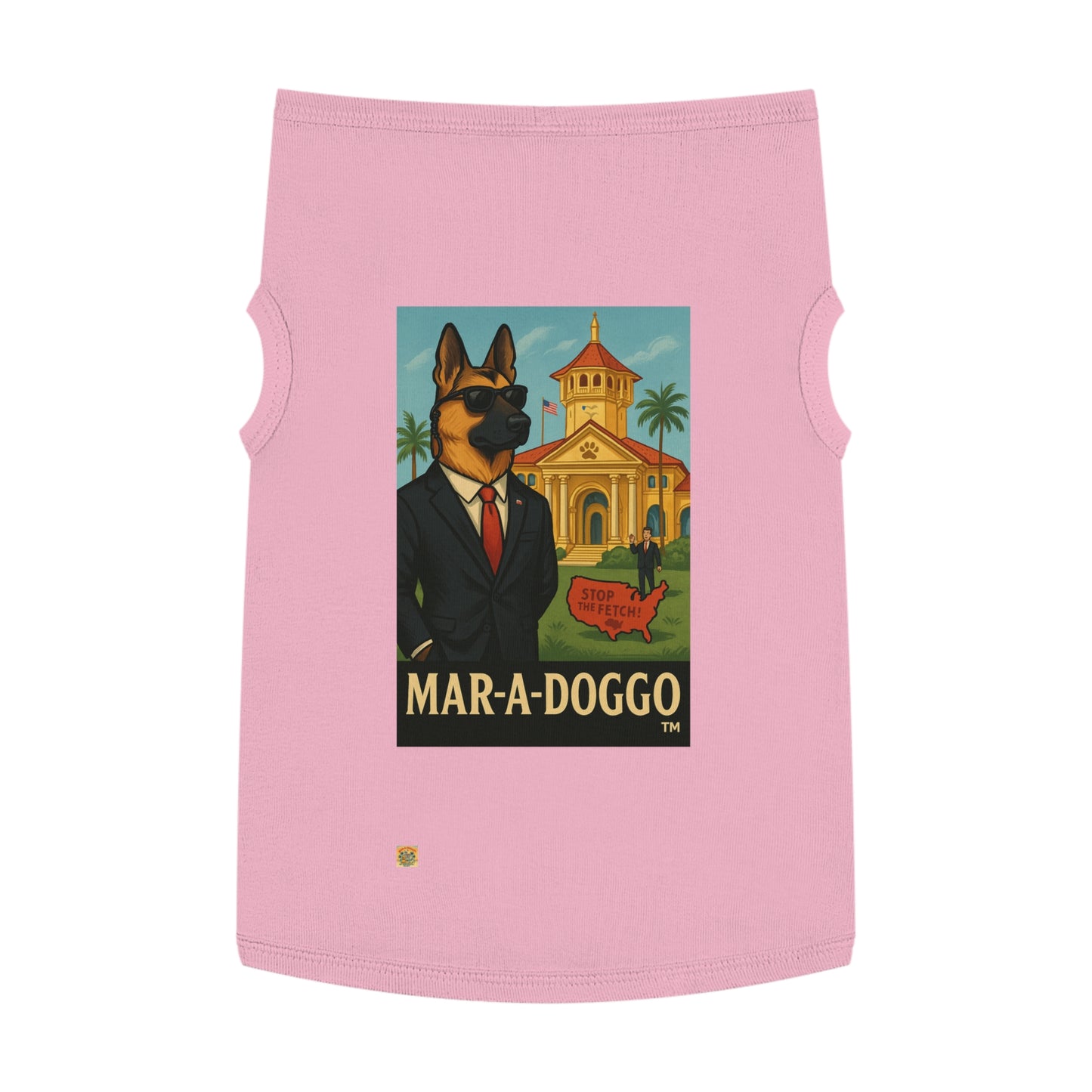 Secret Service Pup Dog Tank Top