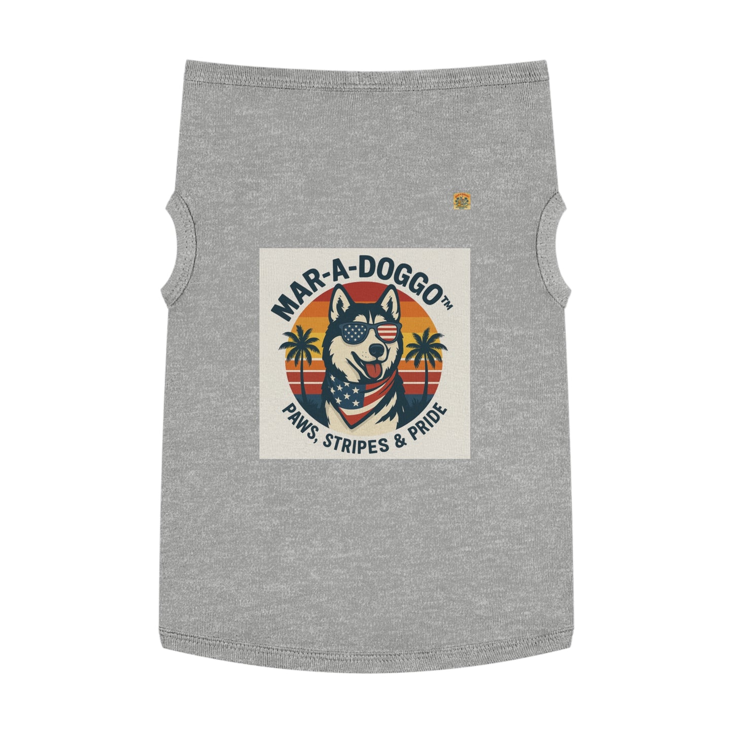 Paws, Stripes & Pride Dog Tank Top