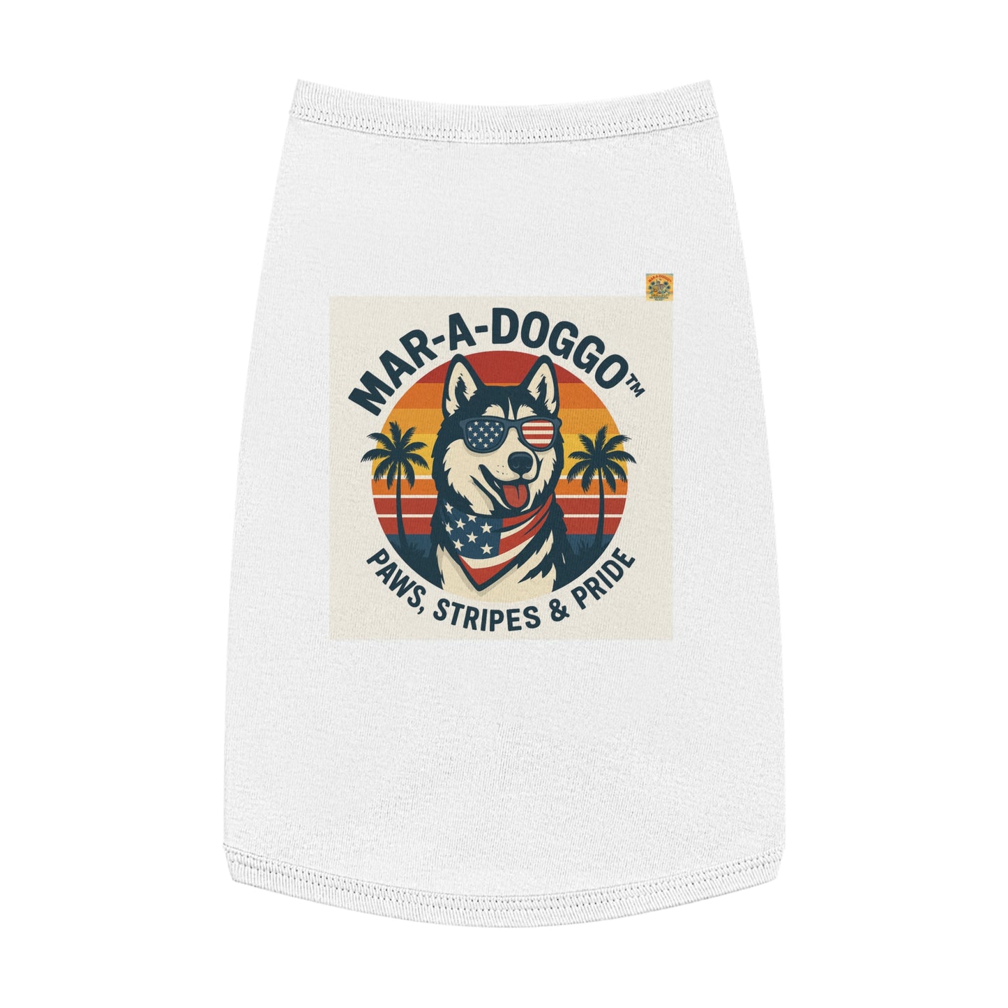 Paws, Stripes & Pride Dog Tank Top