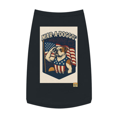 Salute The Flag Dog Tank Top