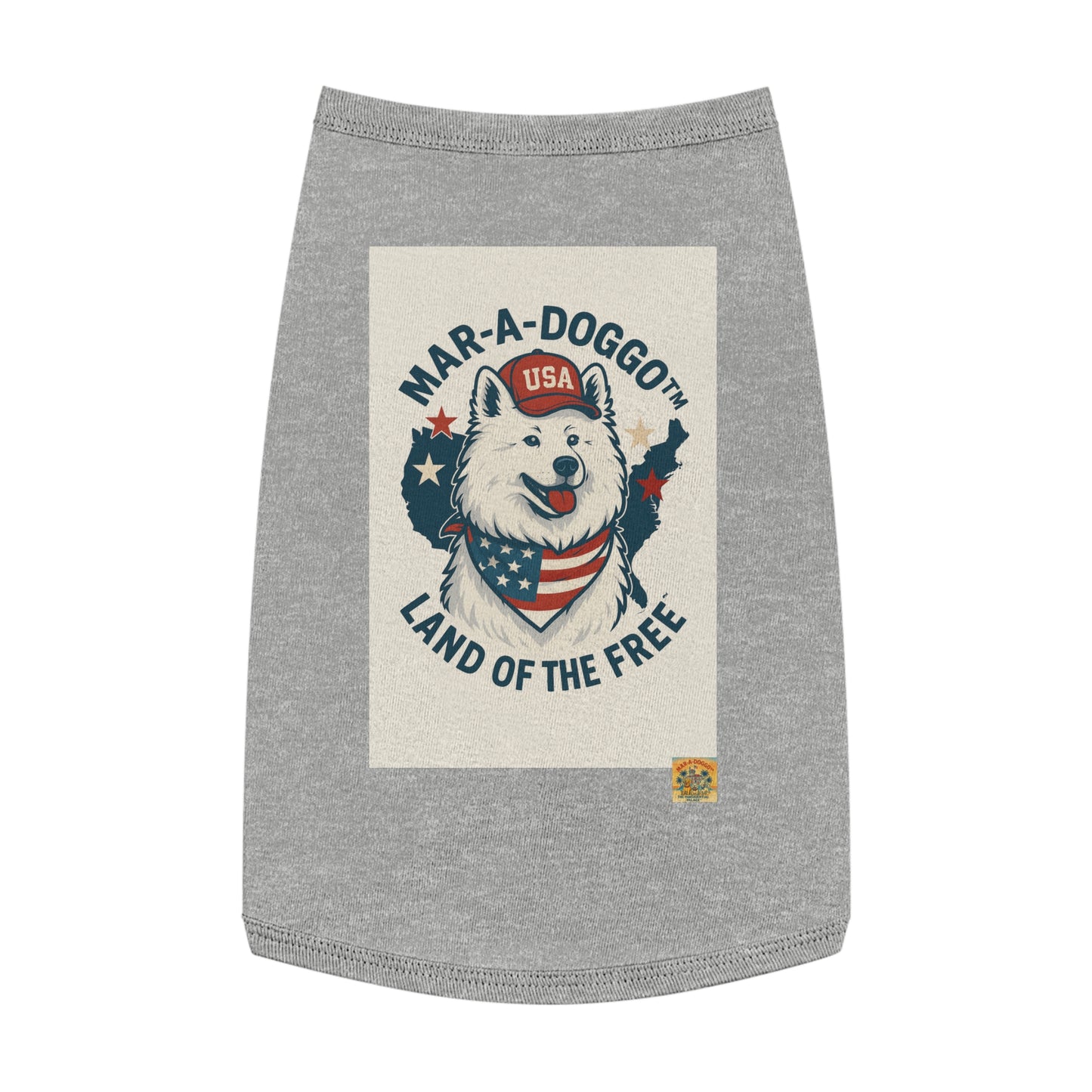 Land of the Free Dog Tank Top