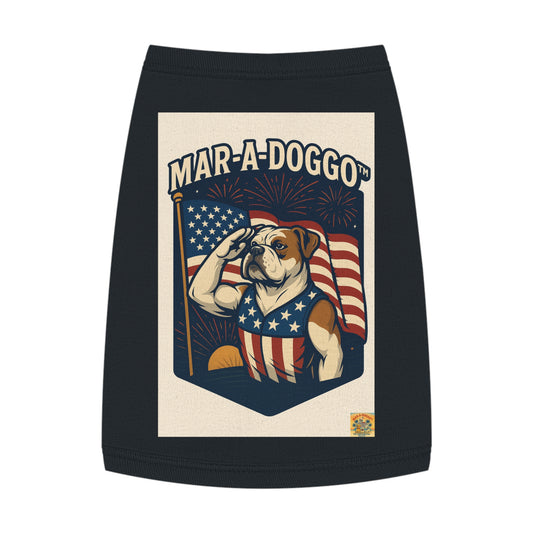 Salute The Flag Dog Tank Top