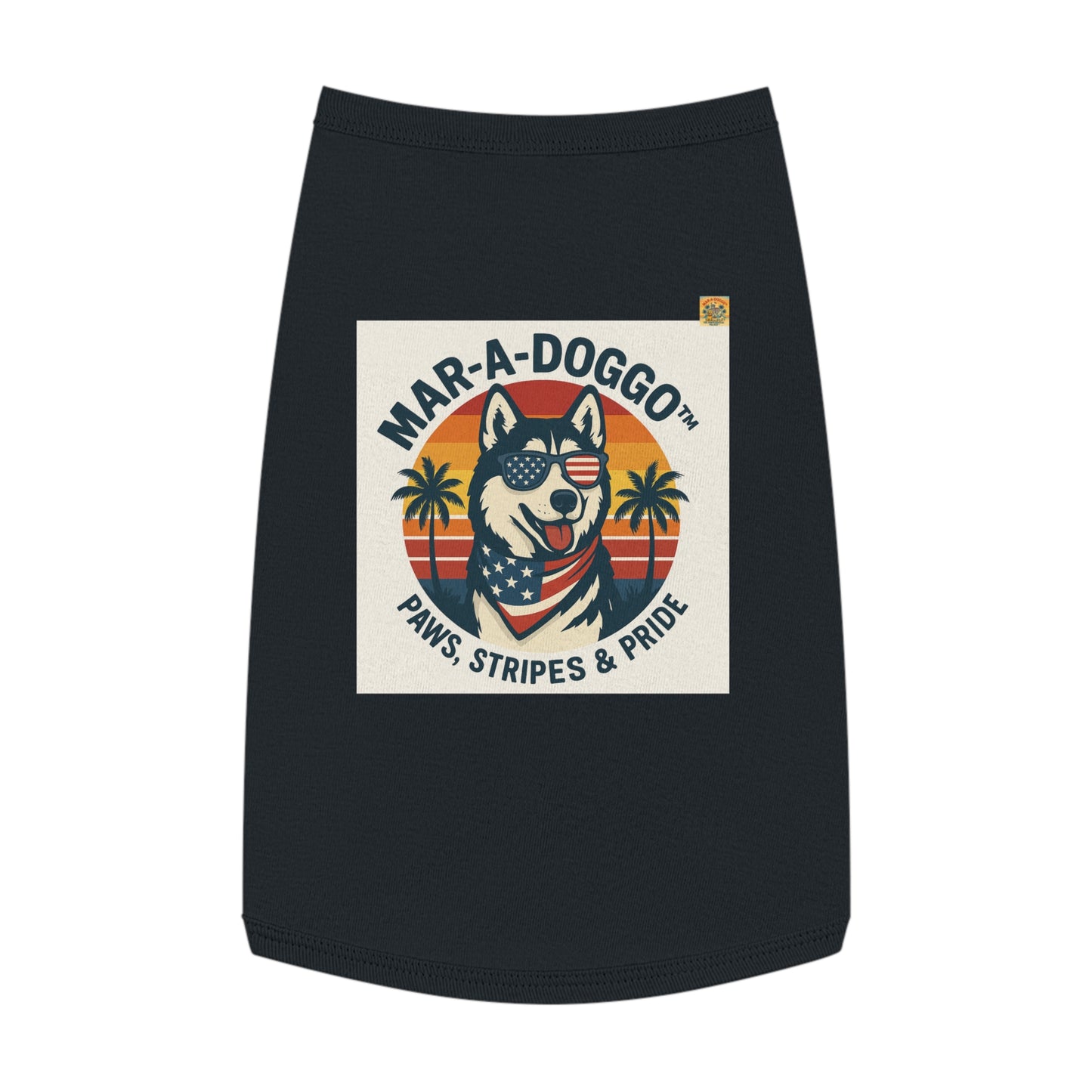 Paws, Stripes & Pride Dog Tank Top