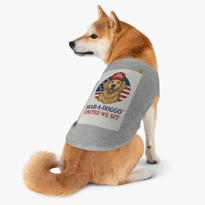 United We Sit Dog Tank Top