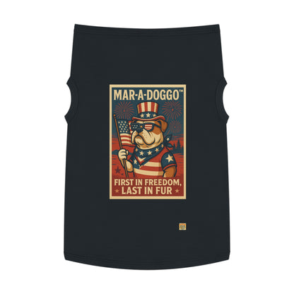 First In Freedom, Last In Fur Dog Tank Top