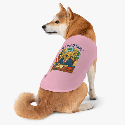 Palm Beach Style Dog Tank Top