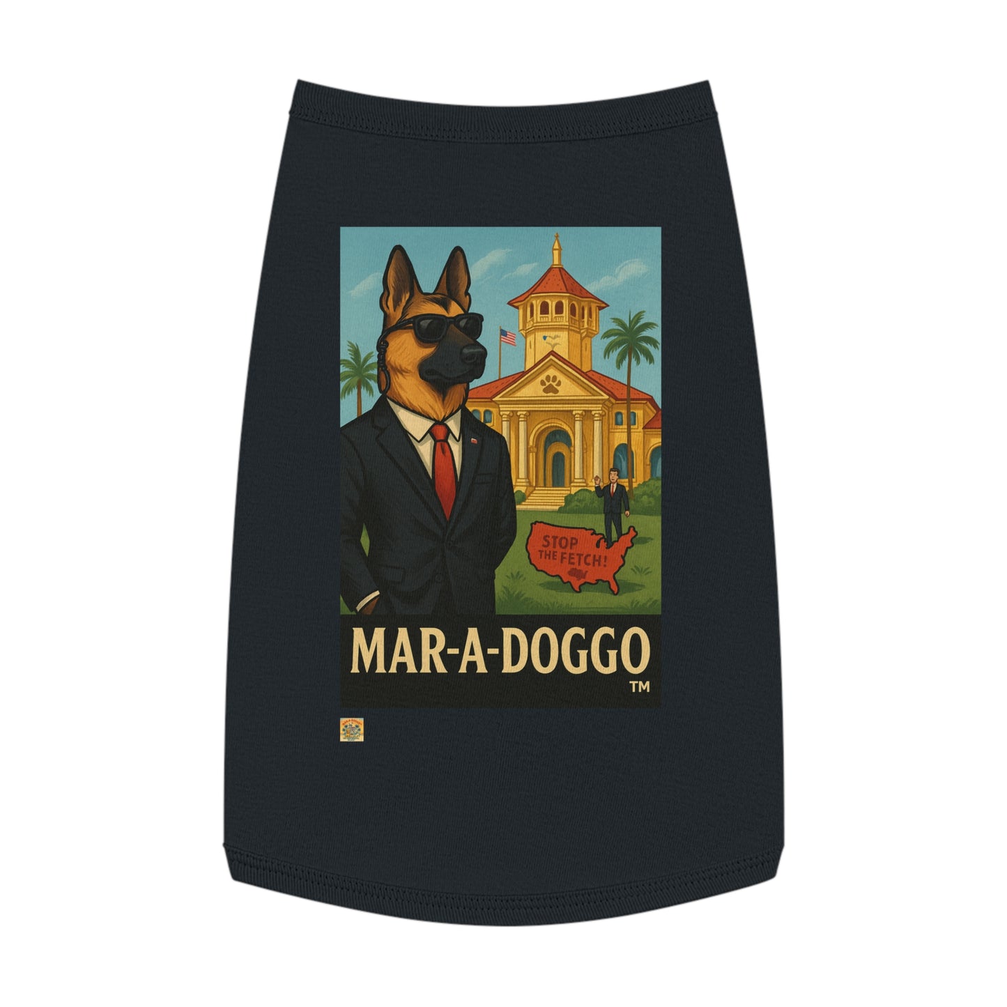 Secret Service Pup Dog Tank Top